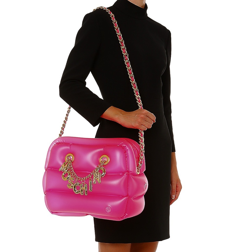 -moschino inflatable pool toy tote bag